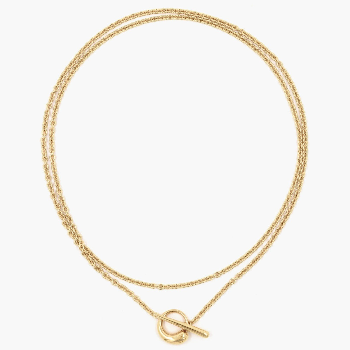 Oculus Necklace - GOLD / RAGBAG (オキュラスネックレス - ゴールド / ラグバッグ) - ICHI GALLERY | ジュエリー ブランド デンマーク 女性  小物 アクセサリー ギフト 贈り物 プレゼント