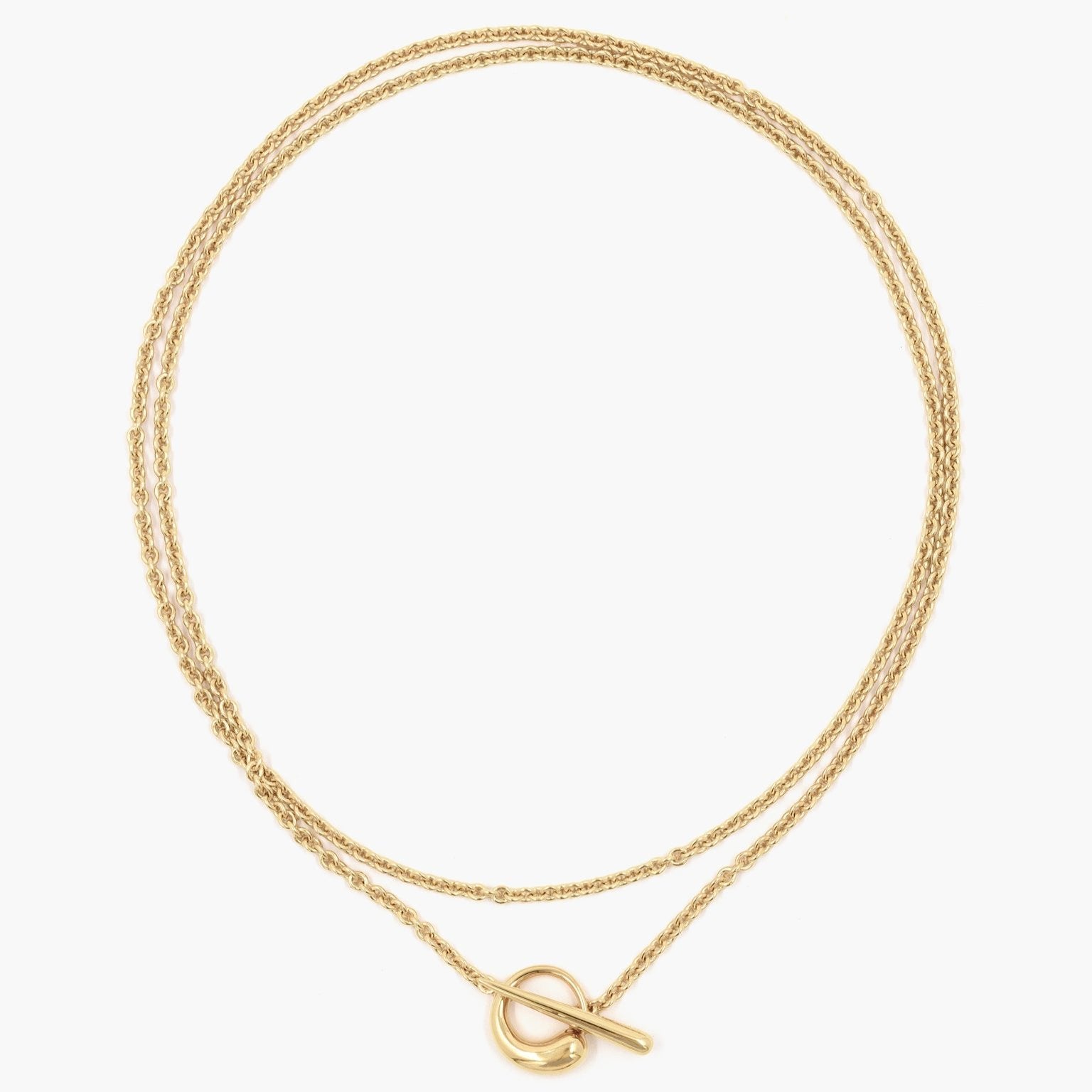 Oculus Necklace - GOLD / RAGBAG (オキュラスネックレス - ゴールド / ラグバッグ) - ICHI GALLERY | ジュエリー ブランド デンマーク 女性 小物 アクセサリー ギフト 贈り物 プレゼント