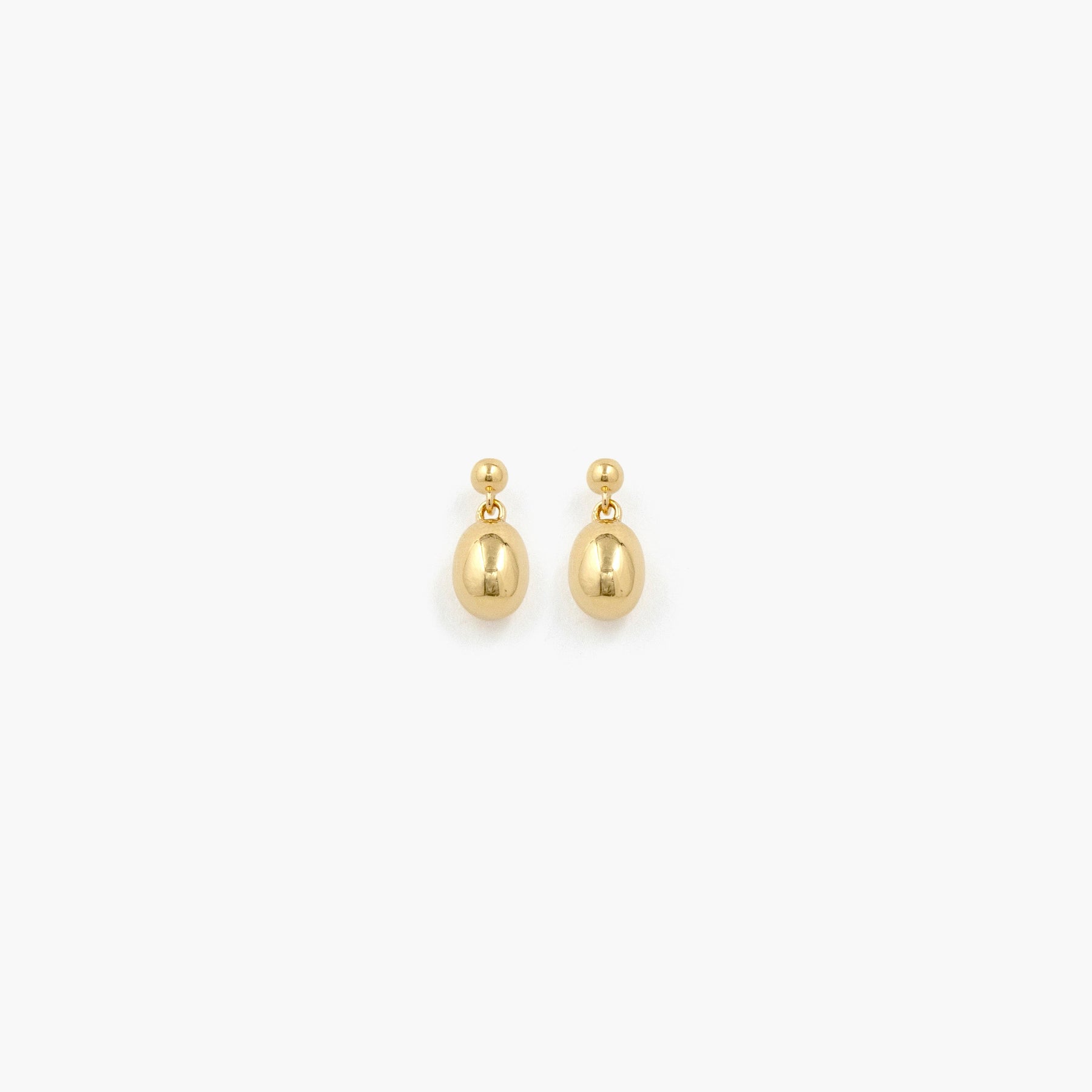 Reflection Mini Earrings - GOLD / RAGBAG (リフレクションミニイヤリング - ゴールド / ラグバッグ) - ICHI GALLERY | ジュエリー ブランド デンマーク 女性 小物 アクセサリー ギフト 贈り物 プレゼント