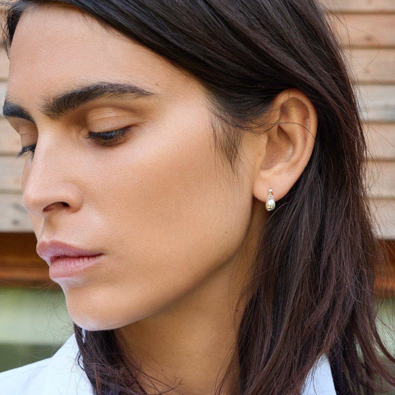 Reflection Mini Earrings - SILVER / RAGBAG (リフレクションミニイヤリング・ピアス - シルバー / RAGBAG) - ICHI GALLERY | ジュエリー ブランド デンマーク 女性 小物 アクセサリー ギフト 贈り物 プレゼント