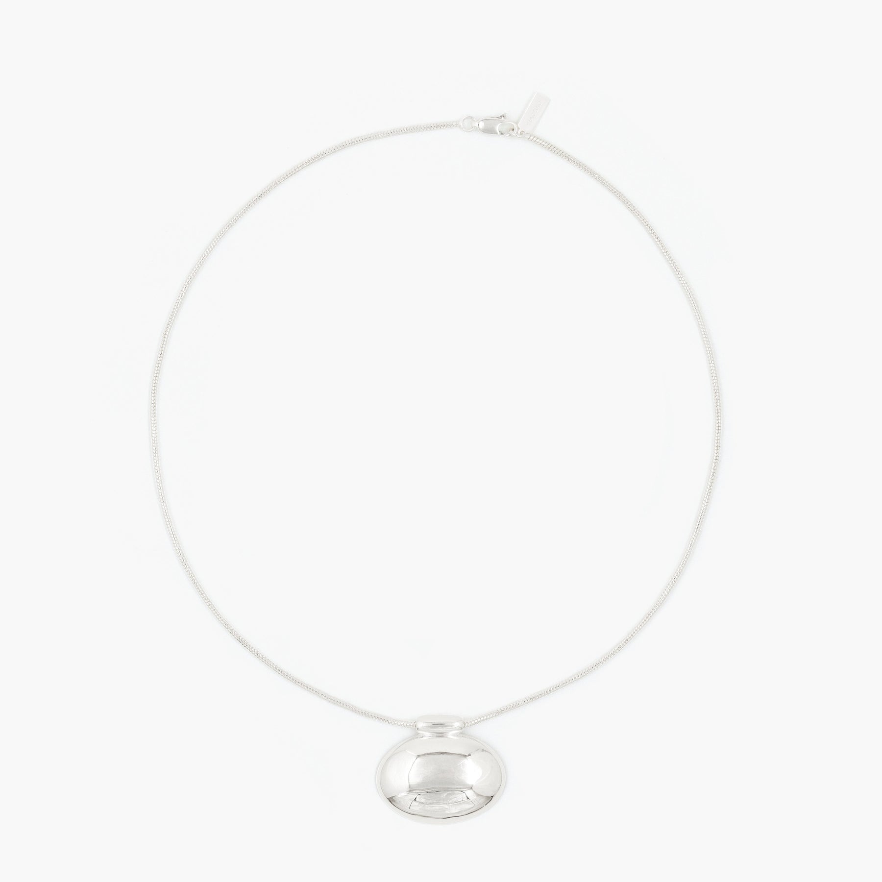 Reflection Pendant Necklace - SILVER / RAGBAG (リフレクションペンダントネックレス - シルバー / ラグバッグ) - ICHI GALLERY| ジュエリー ブランド デンマーク 女性 小物 アクセサリー ギフト 贈り物 プレゼント
