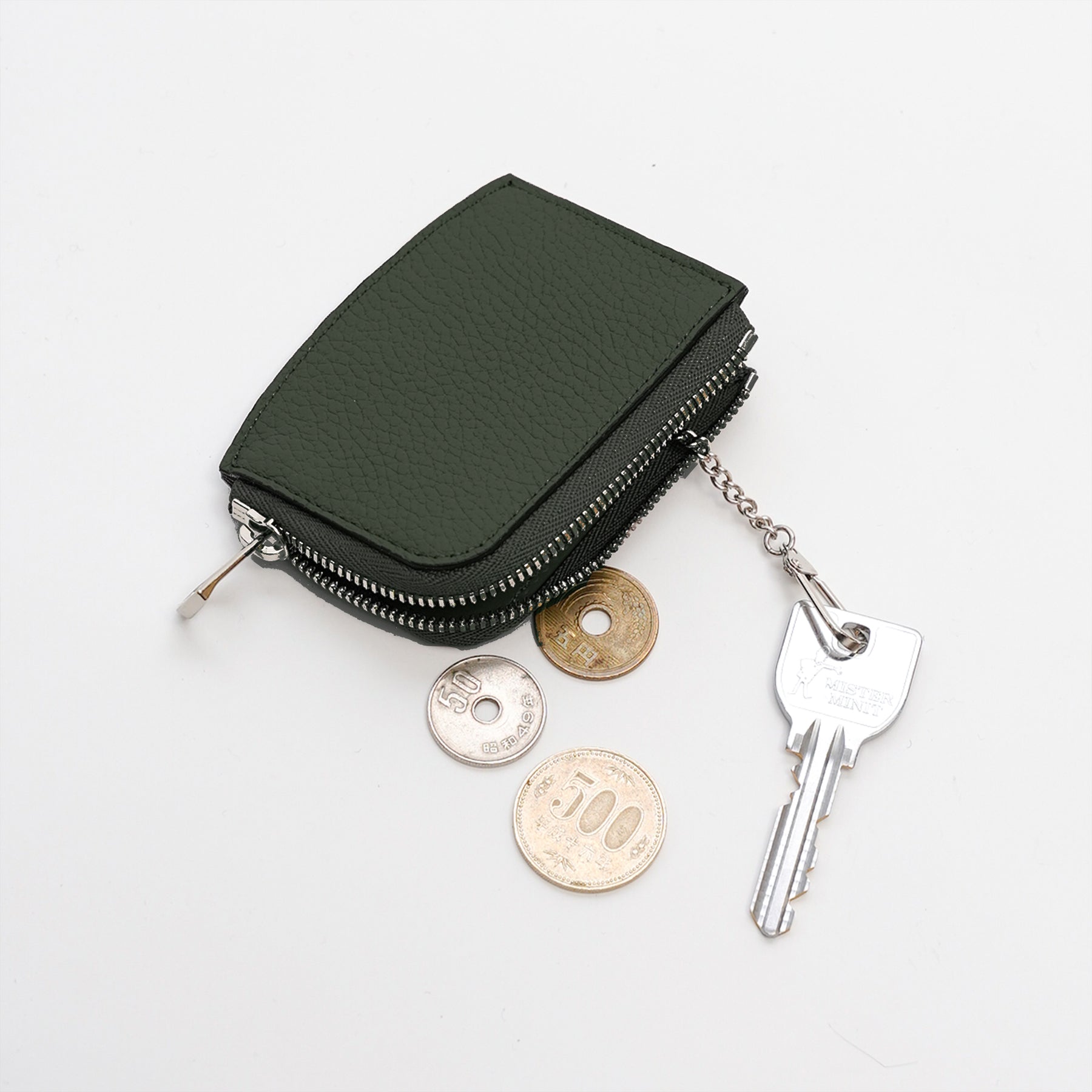 ITTI (イッチ) | CRISTY KEY COIN CASE / DIPLO FJORD (クリスティキーコインケース / ディプロフィヨルド) | 小銭入れ 鍵収納 レザー ブランド メンズ レディース 深緑 ダークグリーン
