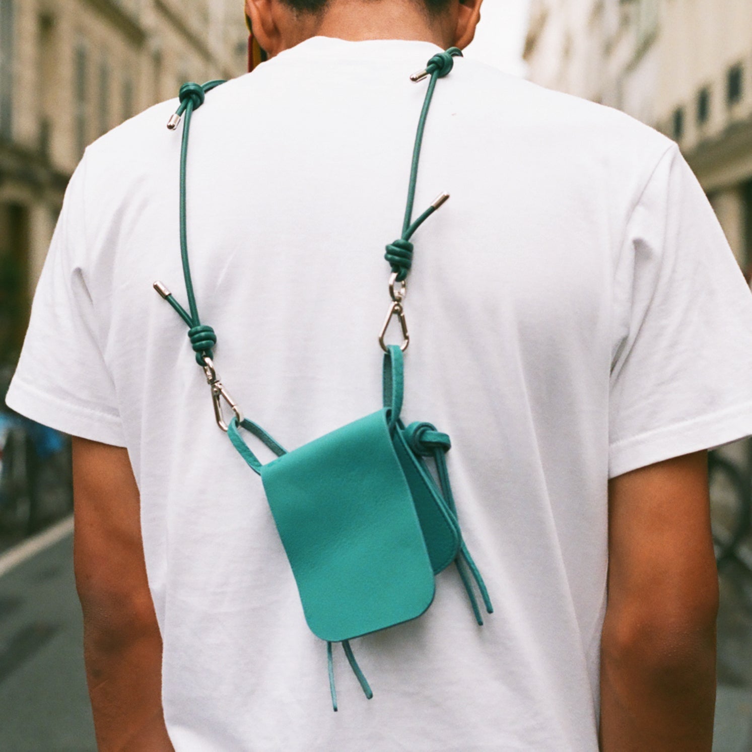 ITTI (イッチ) | HERRIE TINY MEDICINE POUCH / DIPLO SKY(ヘリータイニーメディスンポーチ/ディプロスカイ)レザー ポーチ 本革 ショルダー アクセサリー ブラック black 黒 ネックレス ブランド メンズ レディース