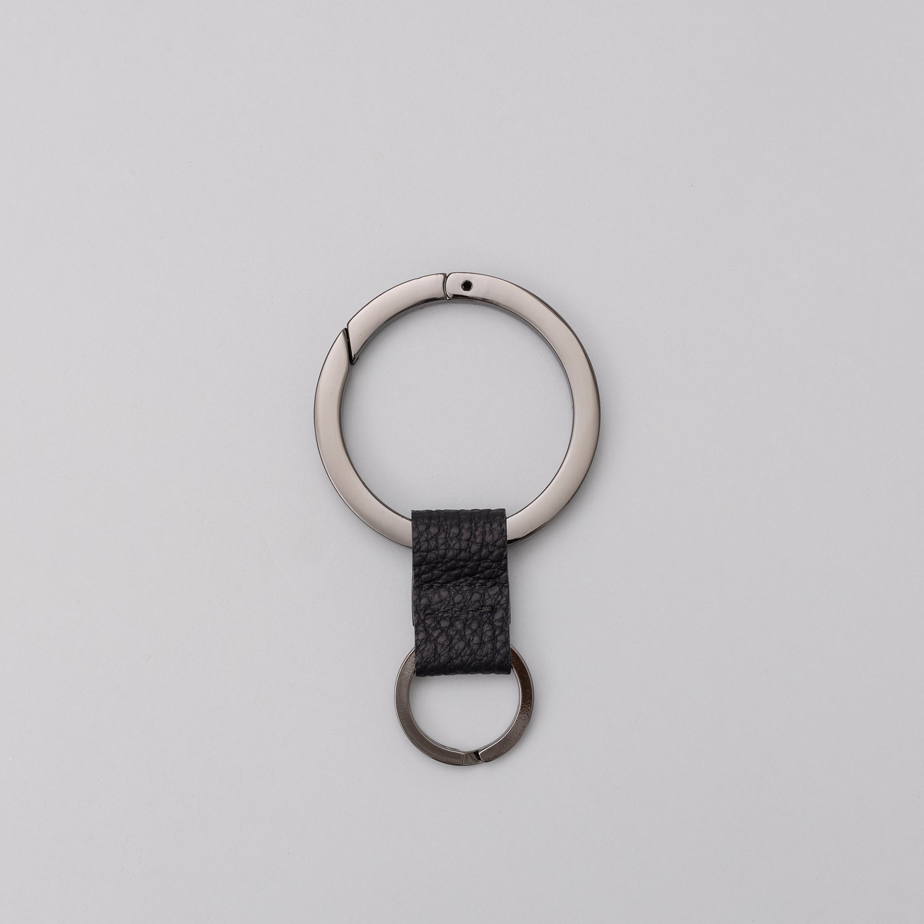 ITTI (イッチ) | CRISTY RING RING / BK COLLECTION (クリスティリングリング / ブラックコレクション)キーホルダー カラビナ 本革 レザー