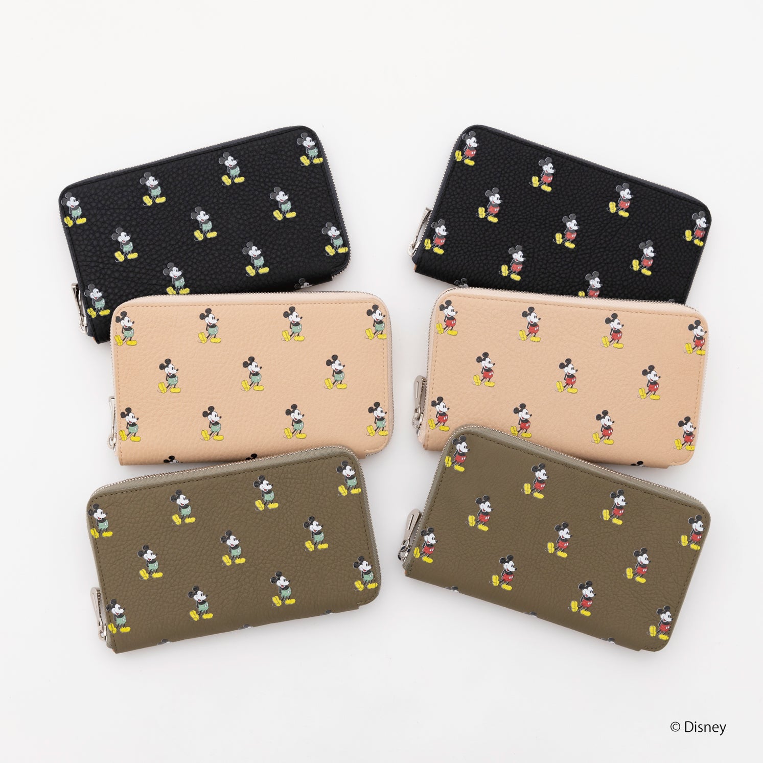 ITTI (イッチ) | CRISTY STUFFING LONG WLT .5 / GRN PT(クリスティスタッフィングロングウォレット) 本革 ミッキーマウス ディズニー