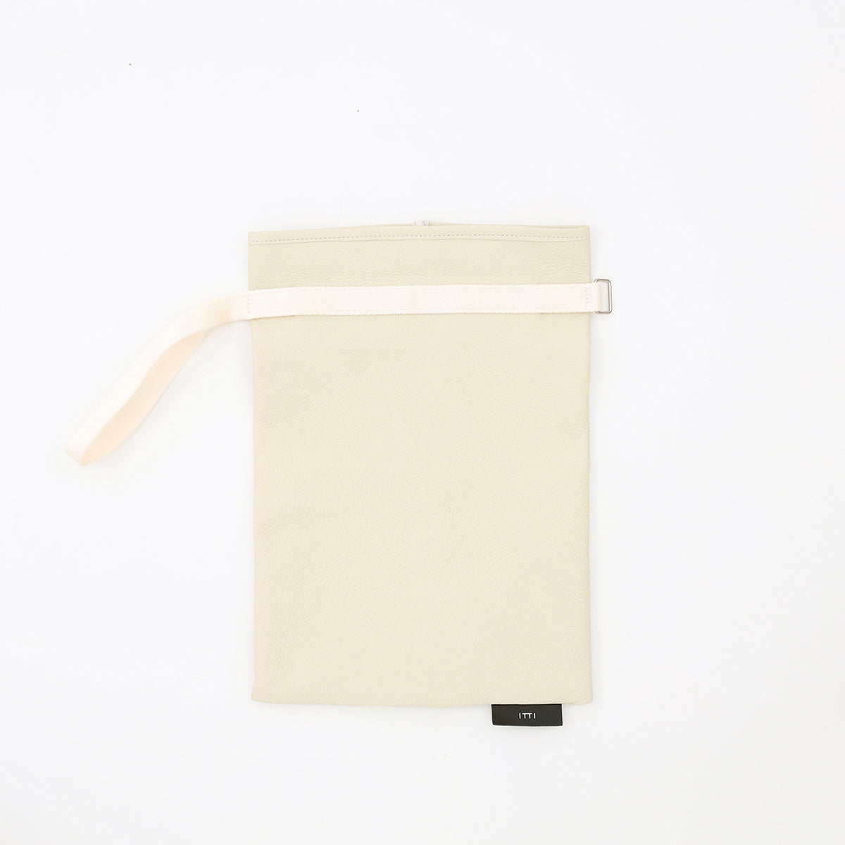 ITTI (イッチ) | ANNIE RICE BAG iii / DIPLO SKY(アニーライスバッグ/ディプロスカイ) レザー 巾着 ポーチ カバン ハンドバッグ メンズ レディース ユニセック ミニ かばん 鞄 革 黒 クロ ブラック グレージュ トープ