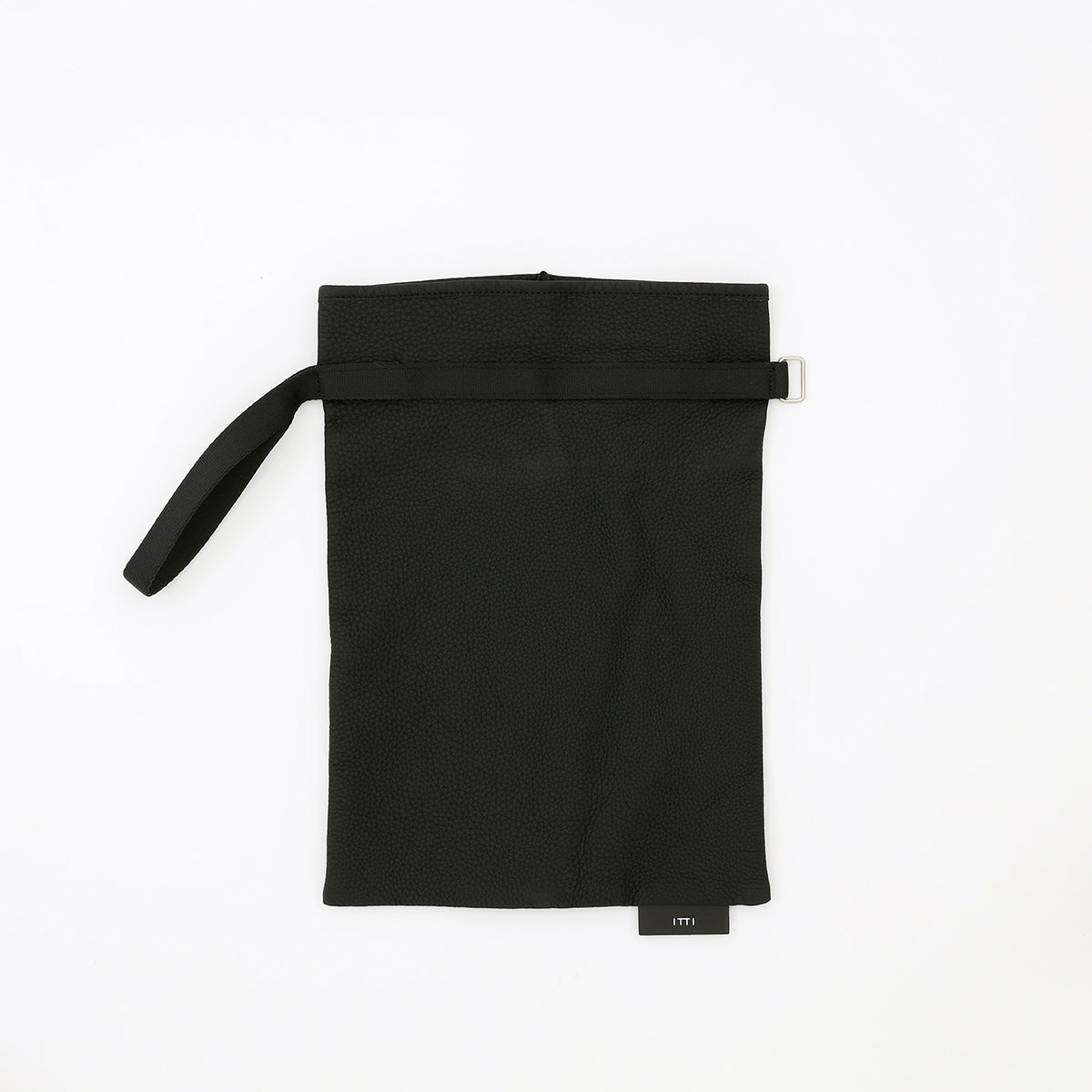 ITTI (イッチ) | ANNIE RICE BAG iii / DIPLO SKY(アニーライスバッグ/ディプロスカイ) レザー 巾着 ポーチ カバン ハンドバッグ メンズ レディース ユニセック ミニ かばん 鞄 革 黒 クロ ブラック