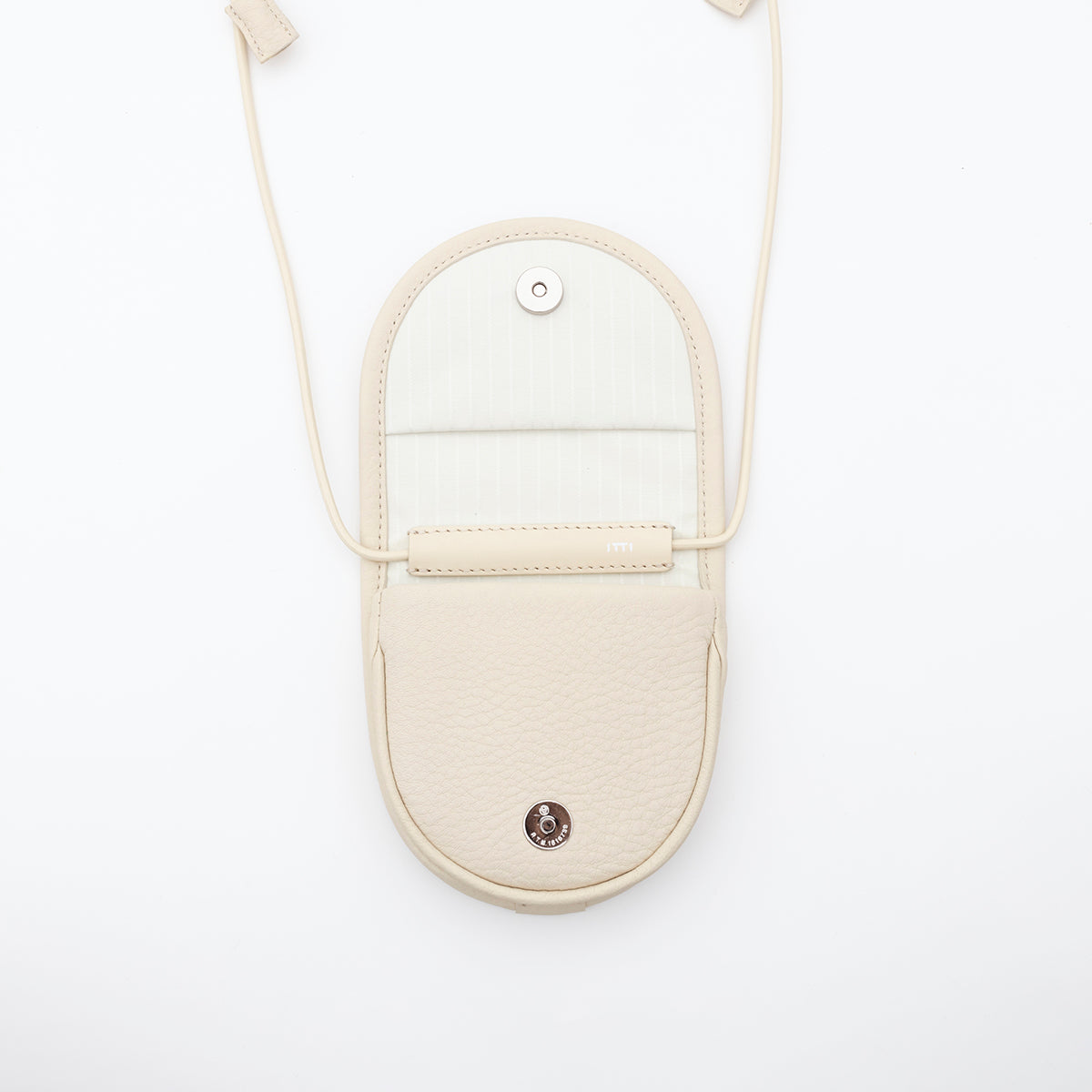 ITTI (イッチ) | MICHELLE ERRAND POUCH / DIPLO SKY (ミシェル エランド ポーチ / ディプロスカイ)レザー ショルダー ミニ バッグ コイン 小物入れ メンズ レディース ネックレス アクセサリー 本革 レザーブランド ブラック 黒 トープ アイボリー 白 グレージュ 鍵 AirPods エアポッズ カード サイフ 財布 さいふ
