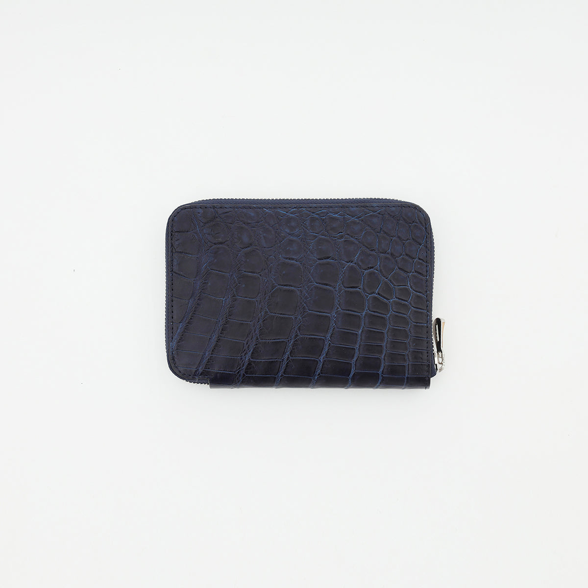 ITTI (イッチ) | CRISTY STUFFING MID WLT .5 / AI CROCO(クリスティスタッフィングミッドウォレット/藍クロコダイル) メンズ レディース ミディアム財布 大きい サイフ さいふ レザー ブランド ビジネス 本革 藍染 インディゴ ネイビー 紺色 鰐 ワニ
