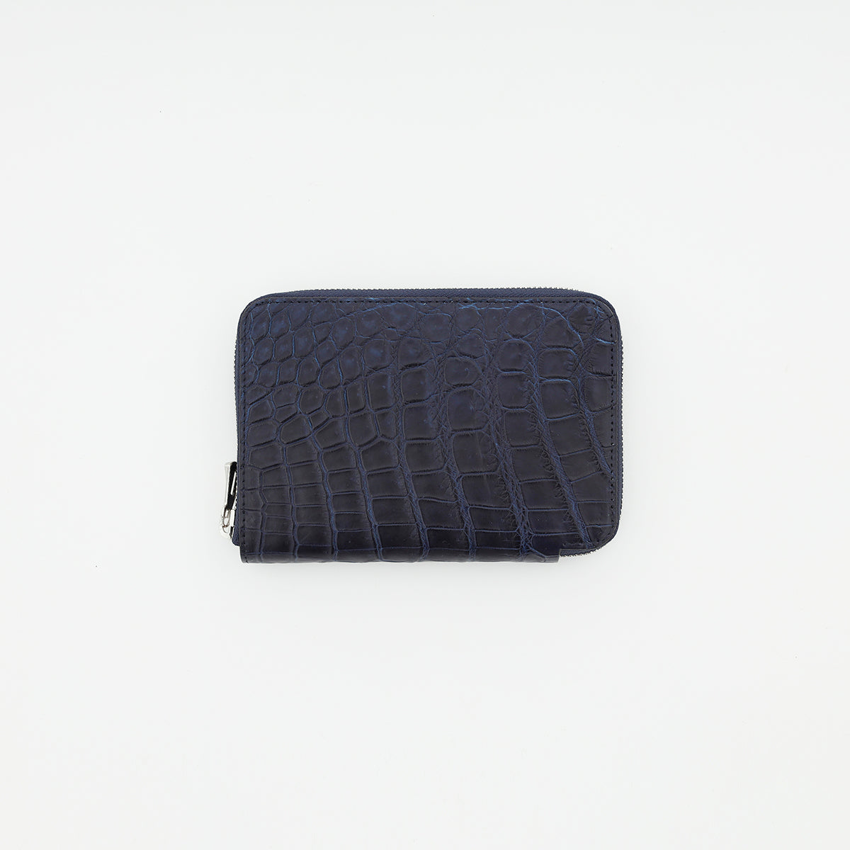 ITTI (イッチ) | CRISTY STUFFING MID WLT .5 / AI CROCO(クリスティスタッフィングミッドウォレット/藍クロコダイル) メンズ レディース ミディアム財布 大きい サイフ さいふ レザー ブランド ビジネス 本革 藍染 インディゴ ネイビー 紺色 鰐 ワニ