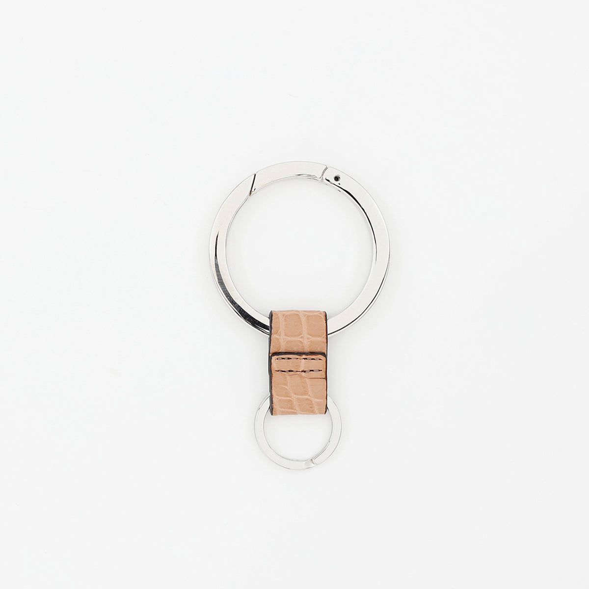ITTI (イッチ) | CRISTY RING RING / CROCO(クリスティリングリング/クロコダイル)レザー キーホルダー カラビナ 本革 メンズ レディース