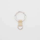 ITTI (イッチ) | CRISTY RING RING / SHIRO(クリスティリングリング/姫路白鞣し皮革)レザー キーホルダー カラビナ メンズ レディース