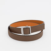 ITTI (イッチ) | HERRIE HOLELESS BELT / DIPLO FJORD(ヘリーホールレスベルト/ディプロフィヨルド)レザー 本革 ビジネス メンズ レディース シボ シュランケン 牛革 カウレザー 父の日 ギフト プレゼント 贈り物 サイズ フリー バッグル ブラック 黒 トープ グレージュ ベージュ ブラウン 茶色