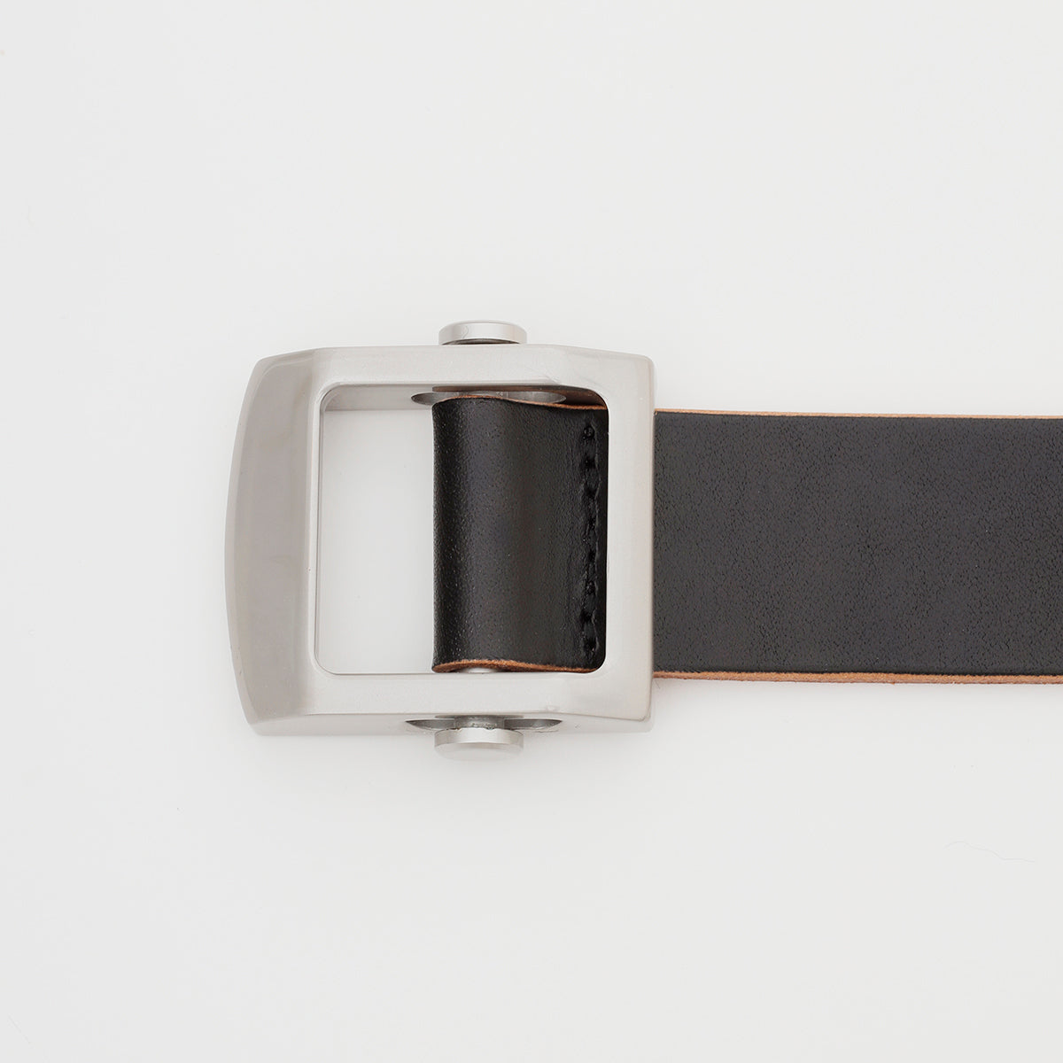 ITTI (イッチ) | HERRIE HOLELESS BELT/THUG(ヘリーホールレスベルト)レザー ガチャ 本革 メンズ レディース バックル ビジネス