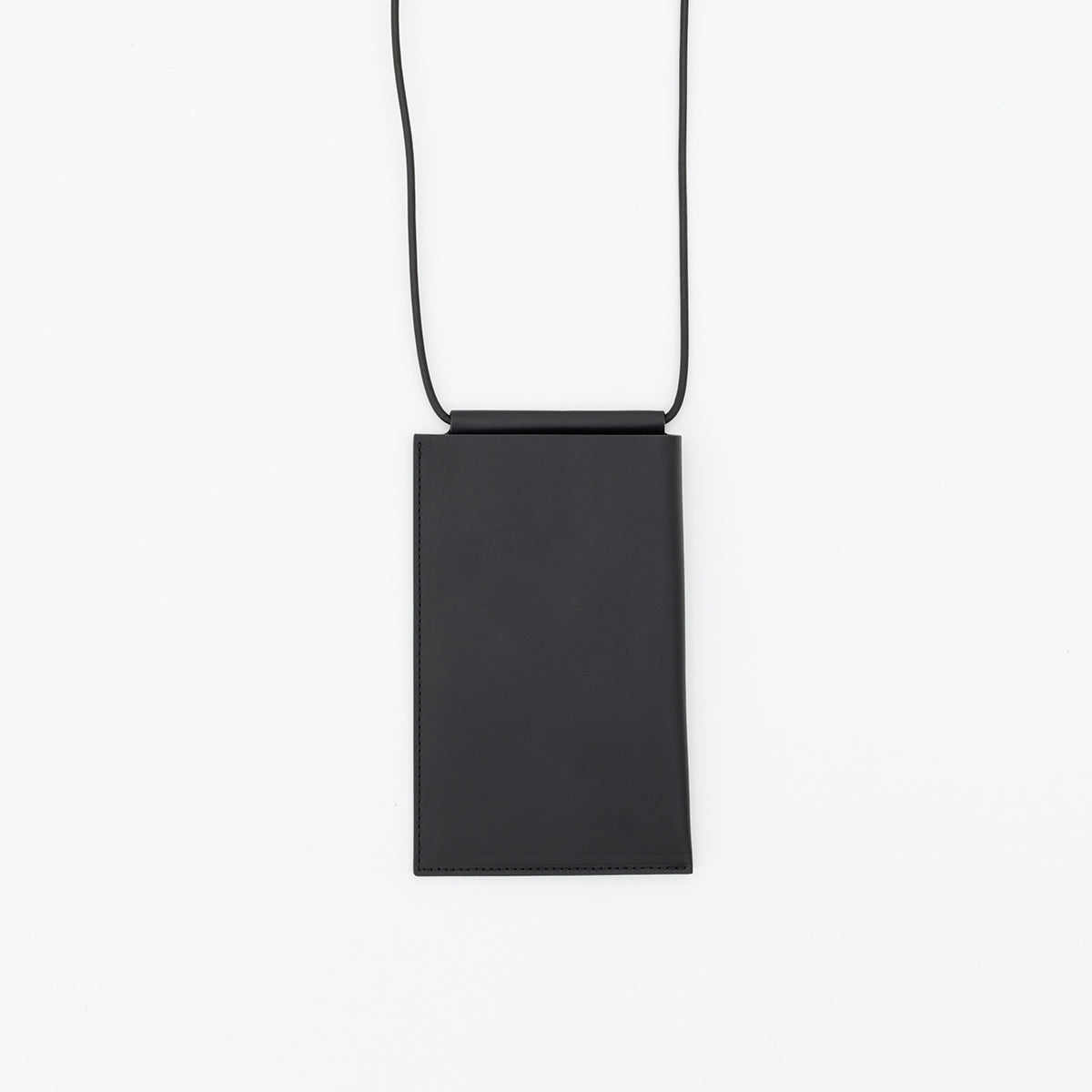 ITTI (イッチ) | HERRIE PHONE POUCH / CARIB(ヘリーフォンポーチ/カリブ)レザー 本革 モバイル スマホ 携帯 ケース ストラップ メンズ レディース ブランド カウ 収納 鞄 ミニ バッグ カバン かばん ブラック 黒