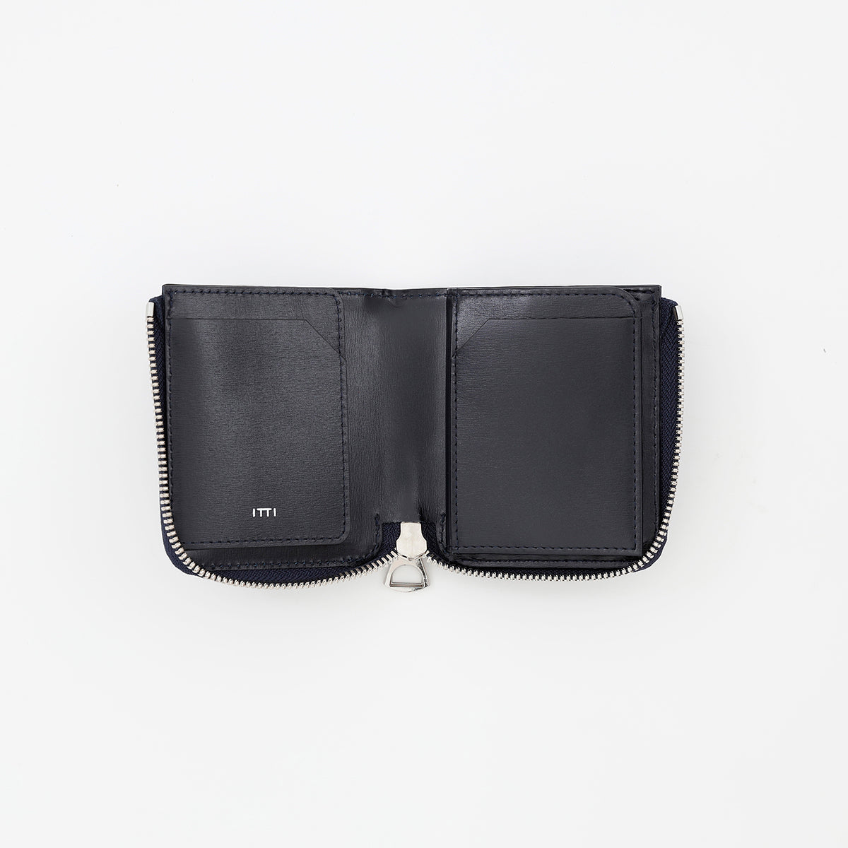 ITTI (イッチ) | CRISTY VERY COMPACT WLT .5 / AI CROCO(クリスティベリーコンパクトウォレット/藍クロコダイル)レザー 本革 サイフ 財布 さいふ ミニ キャッシュレス メンズ レディース