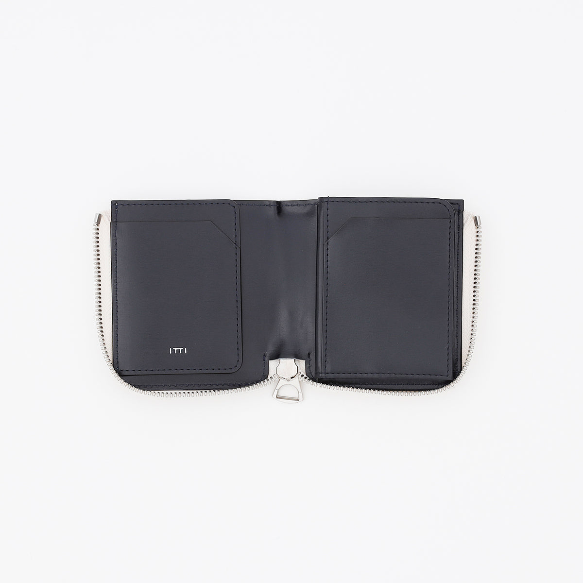ITTI (イッチ) | CRISTY VERY COMPACT WLT .5 / HIMALAYA(クリスティベリーコンパクトウォレット/ヒマラヤ)クロコダイル レザー 本革 山脈 希少 白 グレー 灰色 メンズ レディース 財布 さいふ サイフ キャッシュレス ミニ 小さい