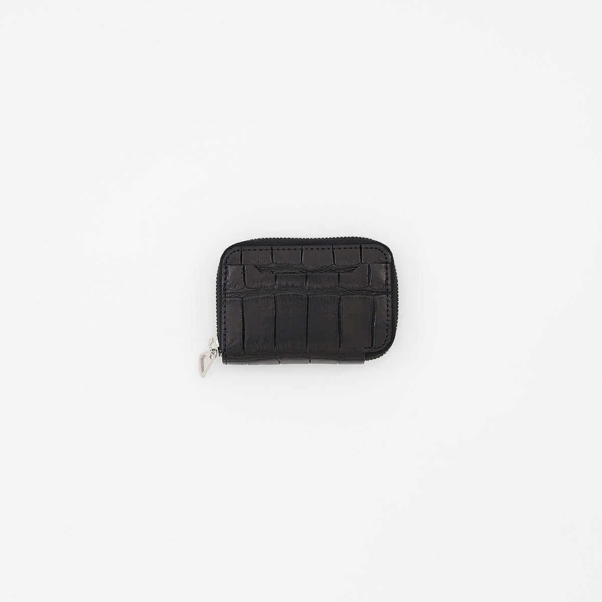 ITTI (イッチ) | CRISTY COIN CARD WLT / CROCO(クリスティコインカードウォレット/クロコダイル)本革 レザー メンズ レディース エキゾチック ミニ財布 さいふ サイフ キャッシュレス 黒 ブラック ブランド