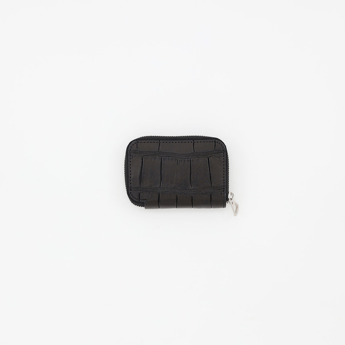 ITTI (イッチ) | CRISTY COIN CARD WLT / CROCO(クリスティコインカードウォレット/クロコダイル)本革 レザー メンズ レディース エキゾチック ミニ財布 さいふ サイフ キャッシュレス 黒 ブラック ブランド