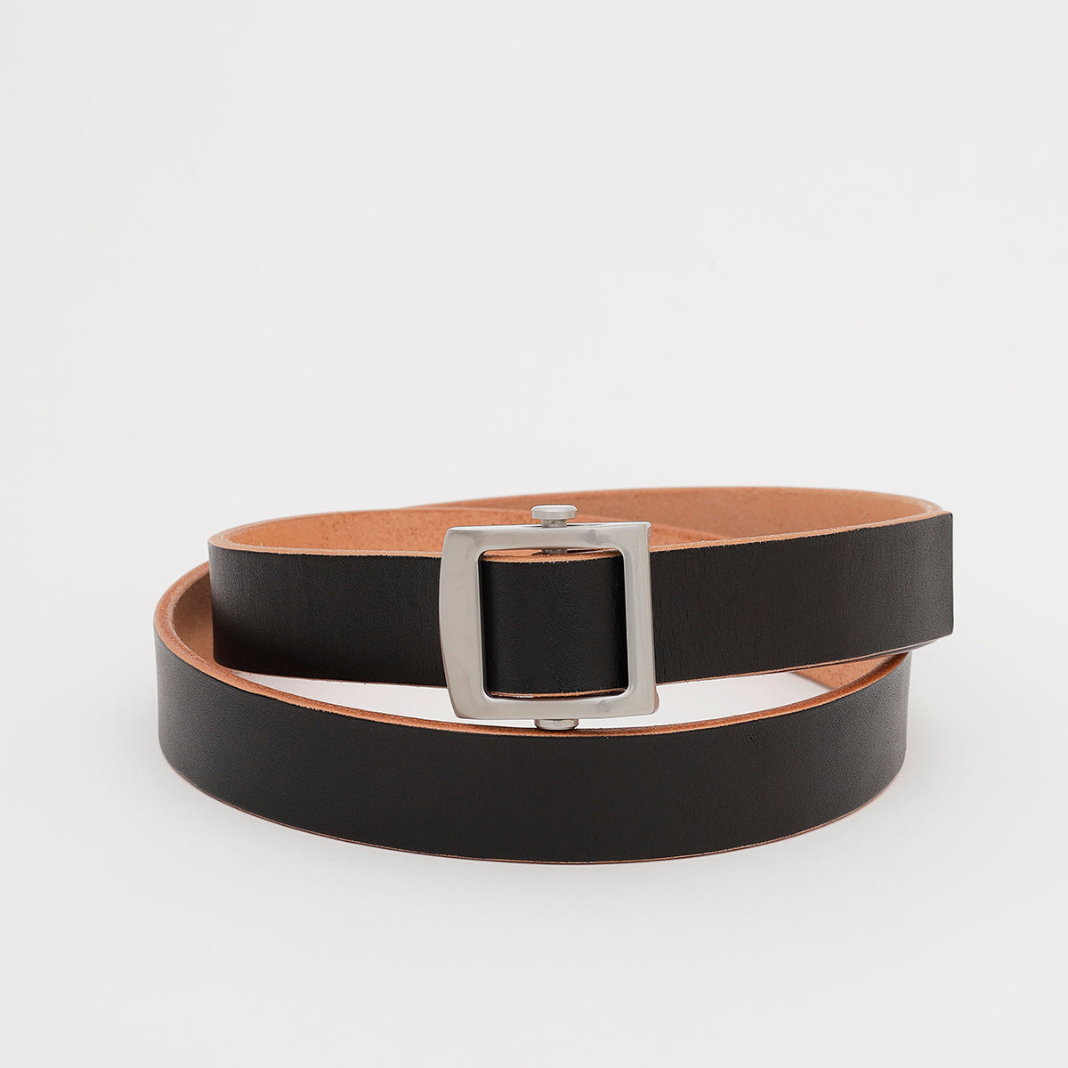 ITTI (イッチ) | HERRIE HOLELESS BELT/THUG(ヘリーホールレスベルト)レザー ガチャ 本革 メンズ レディース バックル ビジネス
