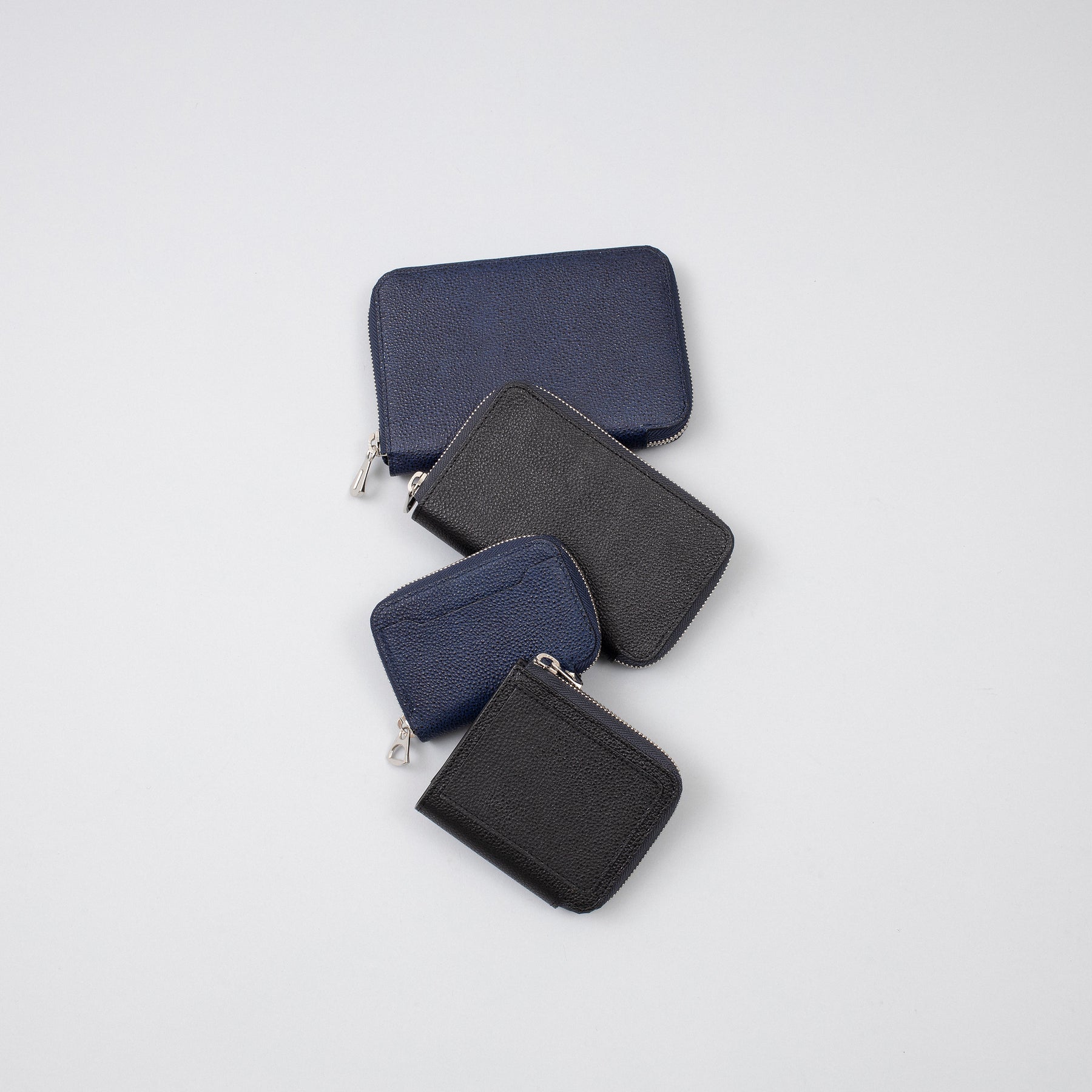 ITTI (イッチ) | CRISTY VERY COMPACT WLT .5 / AIZAN(クリスティベリーコンパクトウォレット/藍桟革) 本革 レザー メンズ レディース さいふ 財布 サイフ 本革 牛 ミニ キャッシュレス