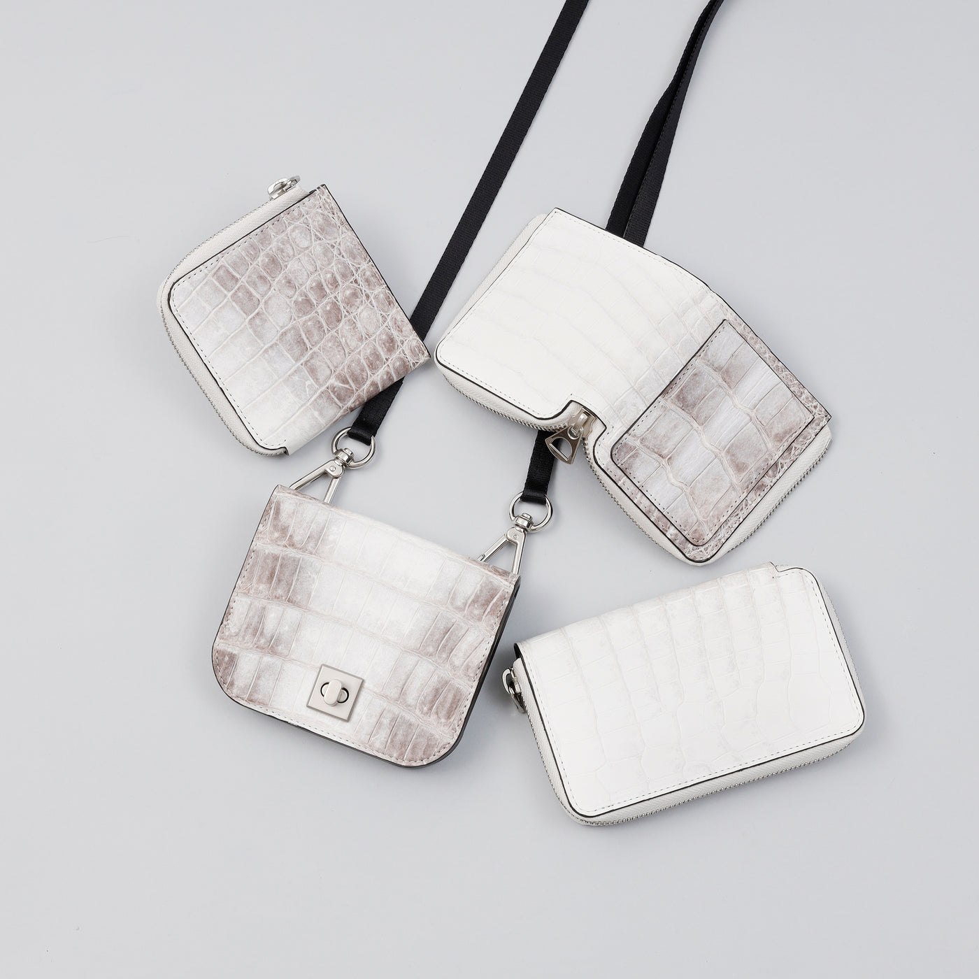 ITTI (イッチ) | CRISTY VERY COMPACT WLT .5 / HIMALAYA(クリスティベリーコンパクトウォレット/ヒマラヤ)クロコダイル レザー 本革