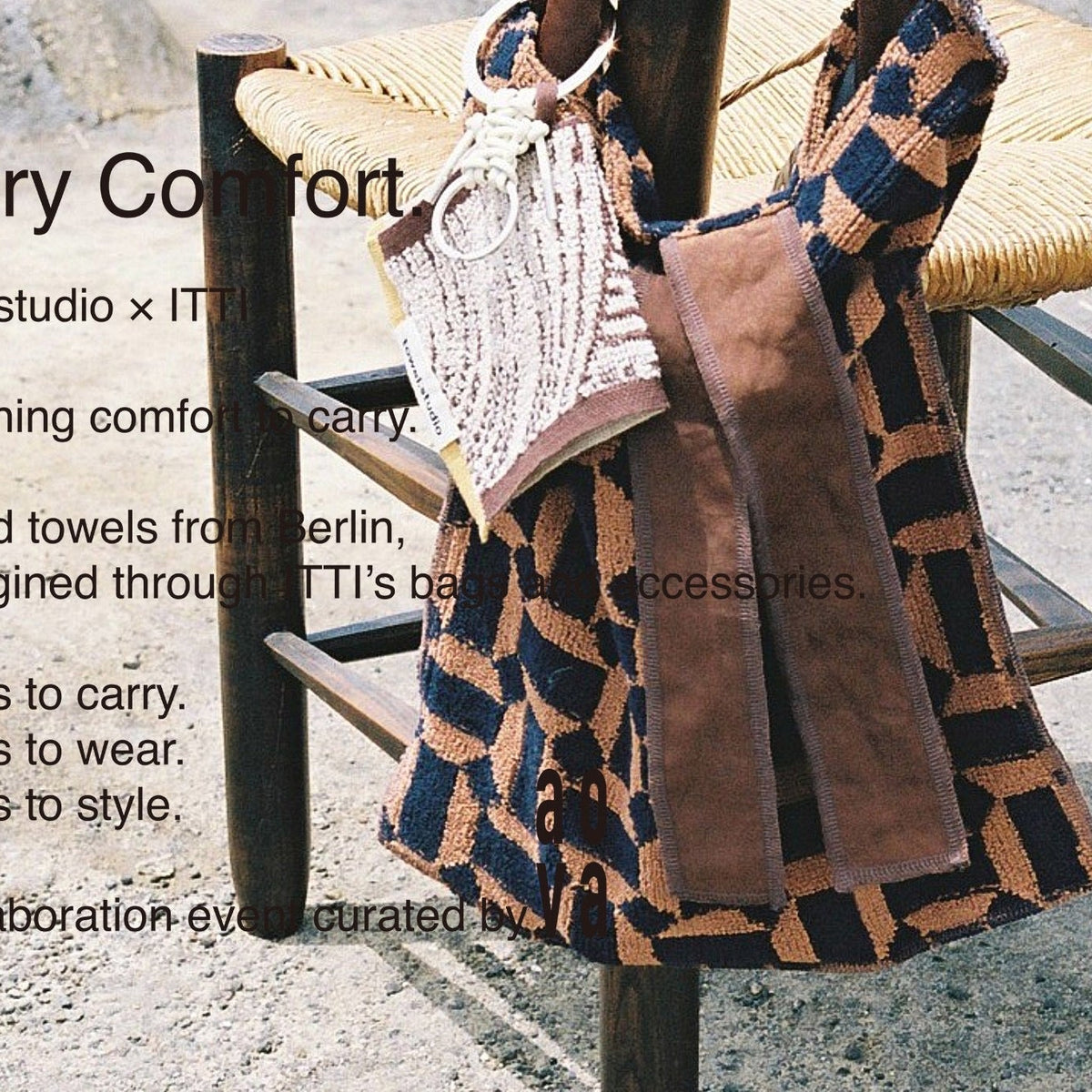 ITTI×towel.studio×aova INSIDEOUTTOTEBAG towel.studio × ITTI｜Carry Comfort. Collaboration Event｜ITTI
