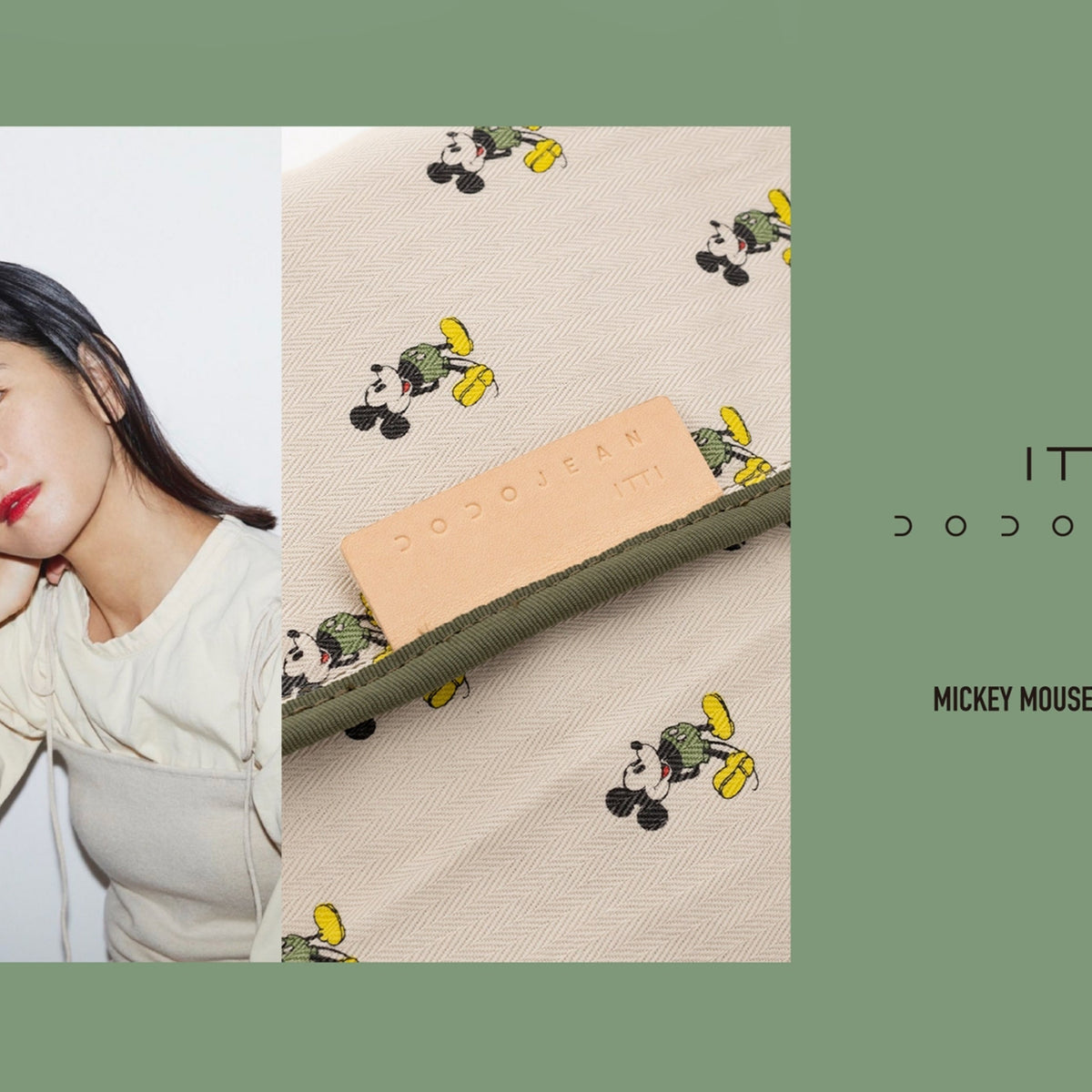 晴さま専用★ITTI&百々千晴　コラボ長財布　ミッキー★ ITTIと百々千晴の手がけるDODO JEANから『Mickey Mouse