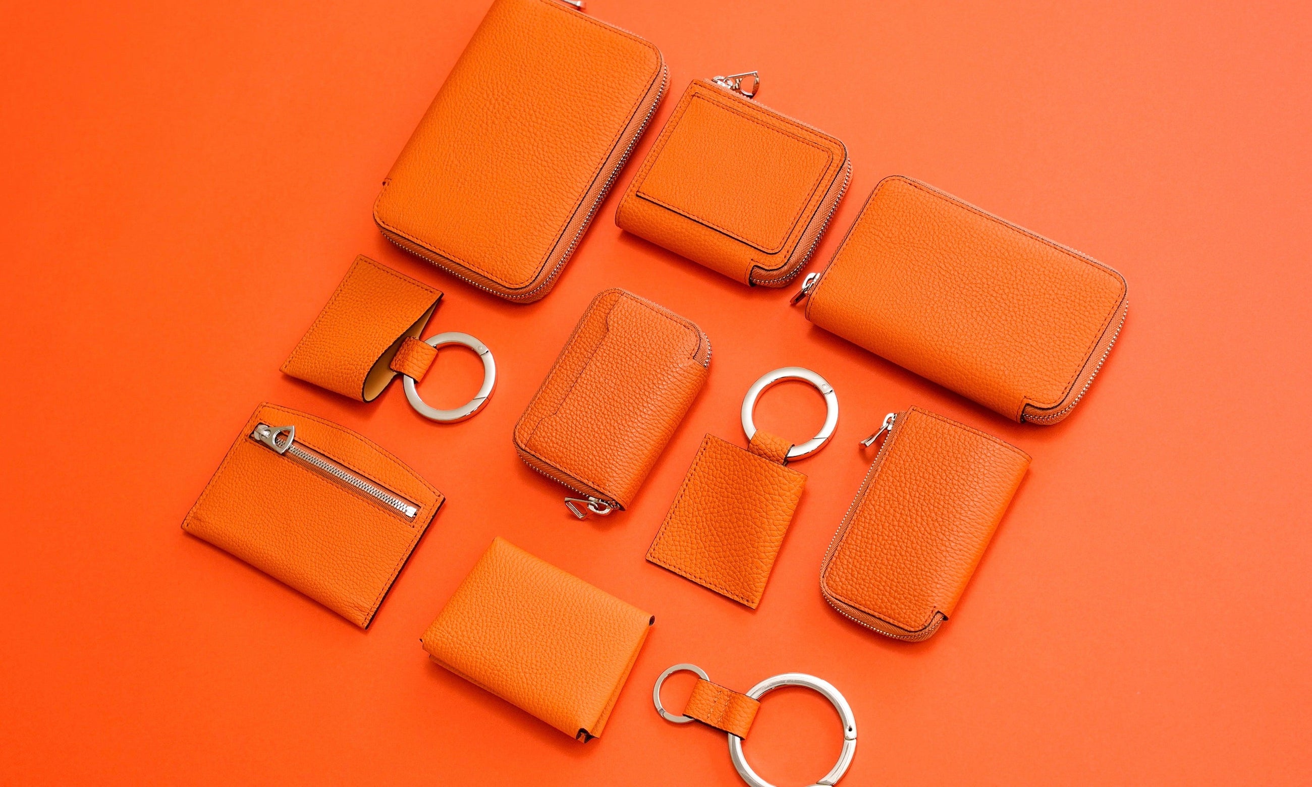 ORANGE (オレンジ・橙色) - ITTI (イッチ) | レザーブランド 革小物 財布・サイフ・さいふ バッグ・カバン・鞄・かばん グッズ メンズ レディース