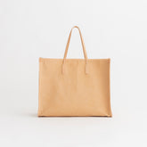 ITTI HOME | イッチホーム / HOME BIG TOTE - NATURAL | ホームビッグレザートートバッグ - ナチュラル ベージュ | マザーズバッグ レザー 本革 大きいサイズ ビジネス 普段使い