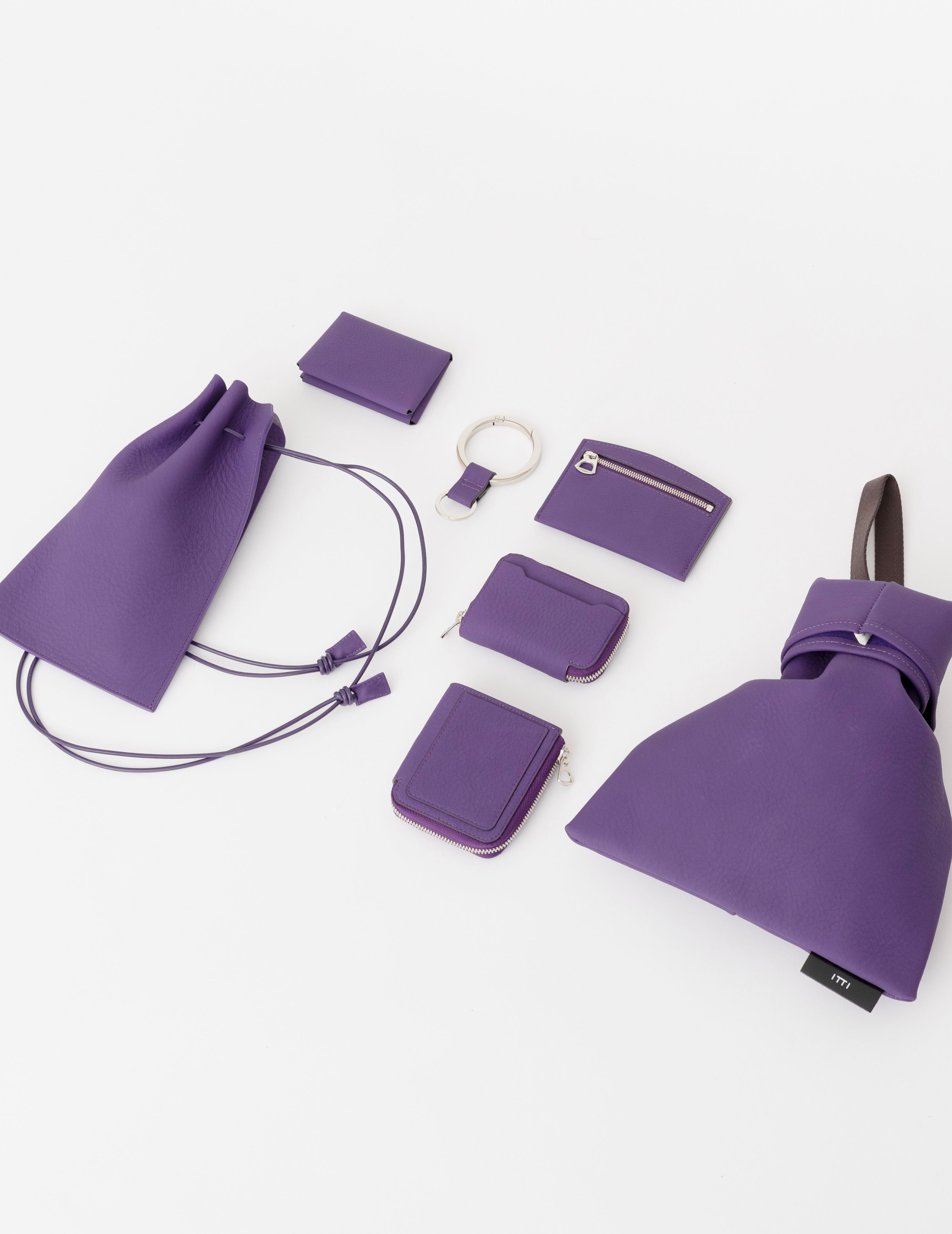 PURPLE COLLECTION (パープルコレクション) - ITTI (イッチ) | 紫 深い ナス バッグ カバン 鞄 サイフ 財布 さいふ 小物 キーリング 限定 リミテッド 店舗 ICHI GALLERY オンラインショップ 公式