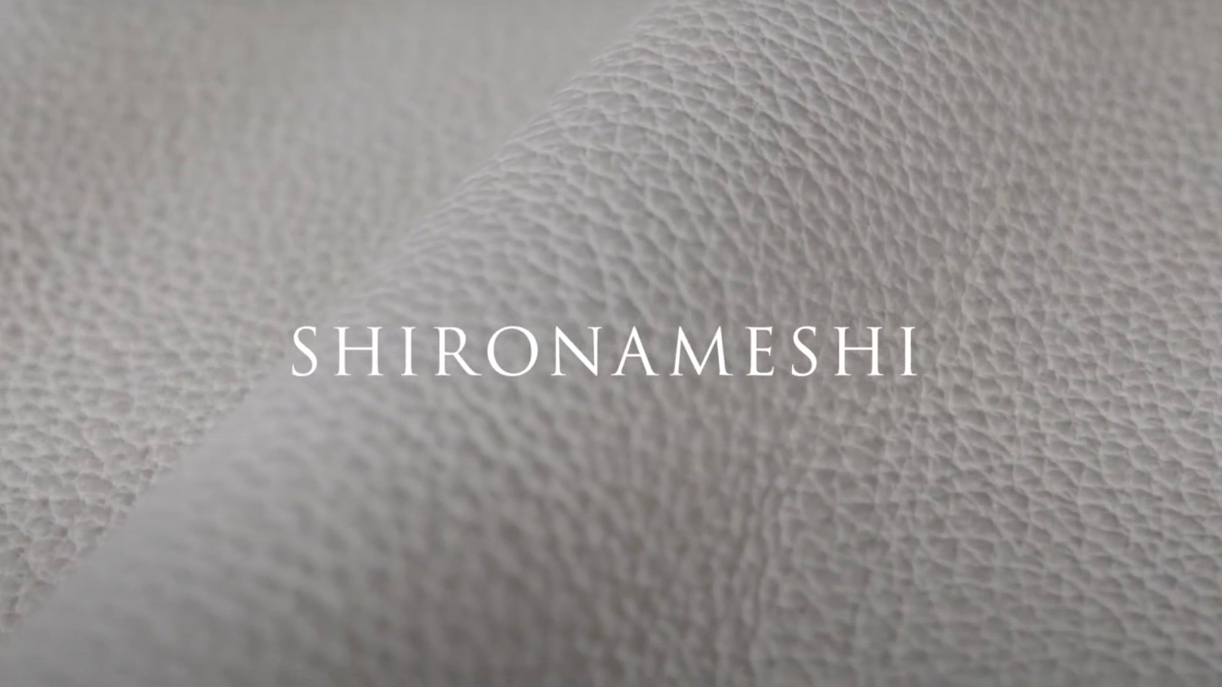 SHIRONAMESHI (白鞣し革) | Movie (ムービー・動画) |  - ITTI (イッチ)