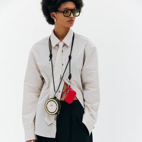 MICHELLE CIRCLE POUCH / HYOMA｜レザー サークルポーチ 刺繍ショルダー｜ITTI（イッチ）公式