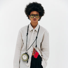 MICHELLE CIRCLE POUCH / HYOMA｜レザー サークルポーチ 刺繍ショルダー｜ITTI（イッチ）公式