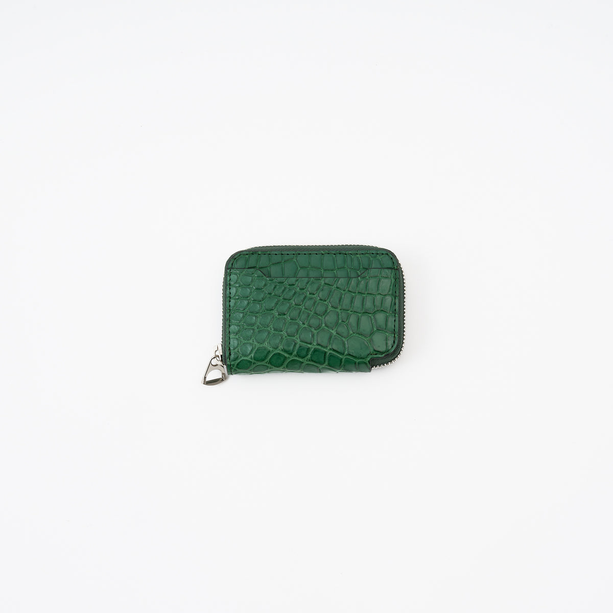 CRISTY COIN CARD WLT / POROSUS CROCO｜クロコダイル 本革ミニ財布 ラウンドファスナー メンズ レディース｜ITTI（イッチ）公式