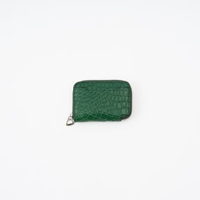 CRISTY COIN CARD WLT / POROSUS CROCO｜クロコダイル 本革ミニ財布 ラウンドファスナー メンズ レディース｜ITTI（イッチ）公式