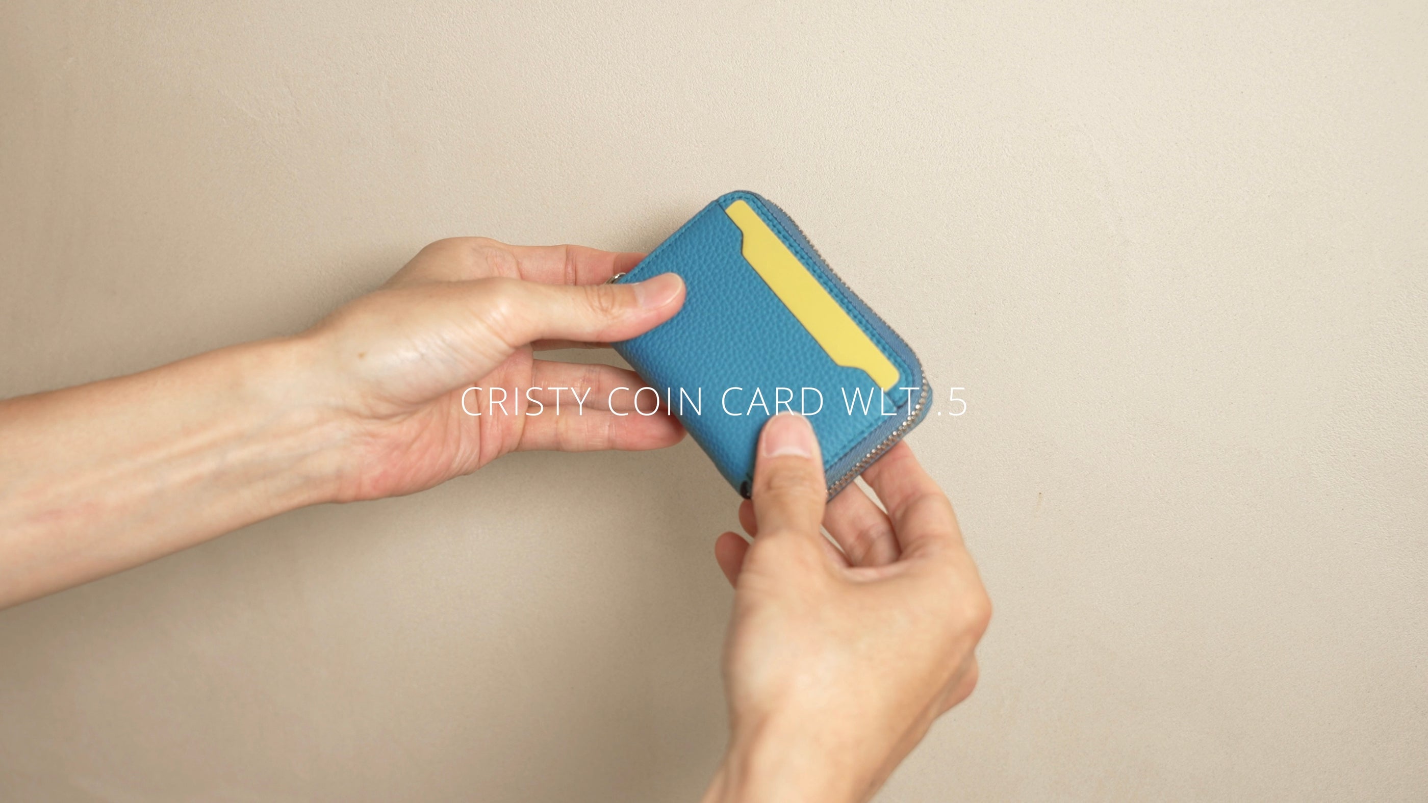 CRISTY COIN CARD WLT .5 クリスティコインカードウォレット キャッシュレス サイフ さいふ 財布 ラウンドファスナー 革 レザー イッチ ITTI メンズ レディース