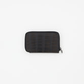 CRISTY SMART MID WLT .5 / CROCO BK COLLECTION【LIMITED】(クリスティスマートミッドウォレット / クロコダイルブラックコレクション) - ITTI (イッチ) | 財布 さいふ サイフ メンズ レディース スマホ サイズ L字ファスナー エキゾチック レザー ブランド H.C.P エルメス ワニ 鰐 黒 H .C.P