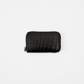 CRISTY SMART MID WLT .5 / POROSUS CROCO BK｜クロコダイル 本革ミディアム財布 メンズ レディース｜ITTI（イッチ）公式
