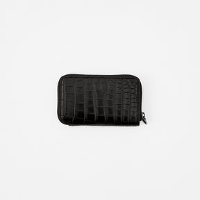 CRISTY SMART MID WLT .5 / POROSUS CROCO BK｜クロコダイル 本革ミディアム財布 メンズ レディース｜ITTI（イッチ）公式