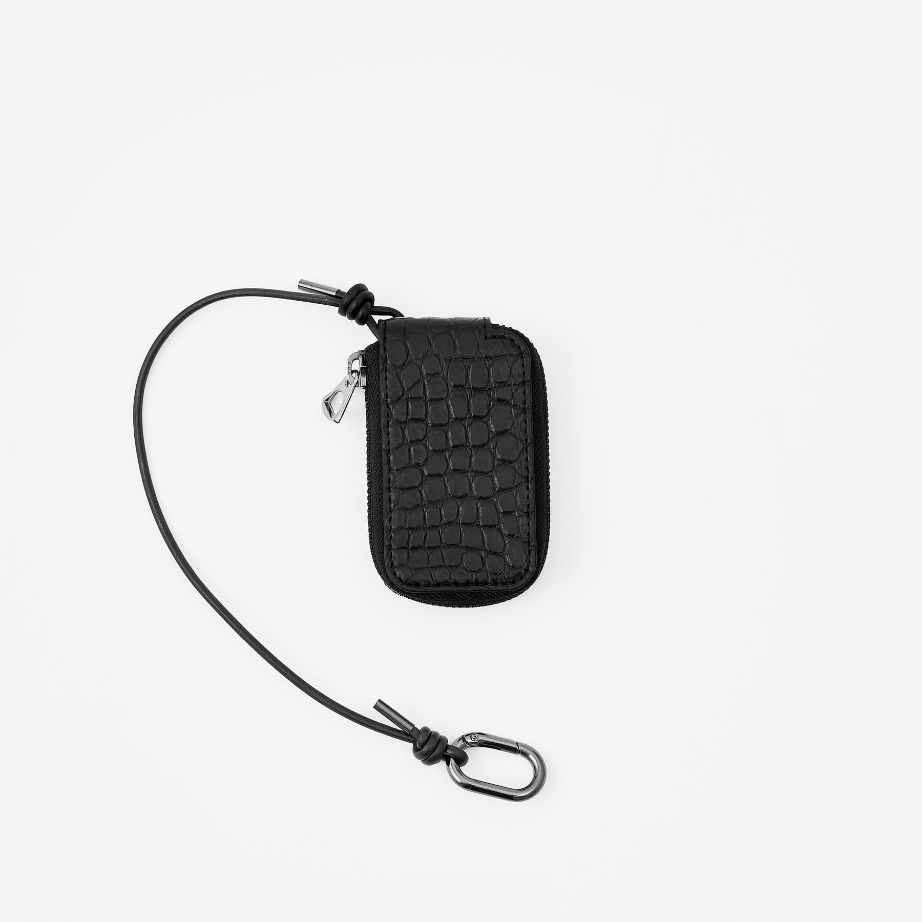 CRISTY SMART KEY CASE / POROSUS CROCO BK｜ポロサス クロコダイル 本革キーケース スマートキー メンズ レディース｜ITTI（イッチ）公式