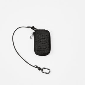 CRISTY SMART KEY CASE / POROSUS CROCO BK｜ポロサス クロコダイル 本革キーケース スマートキー メンズ レディース｜ITTI（イッチ）公式