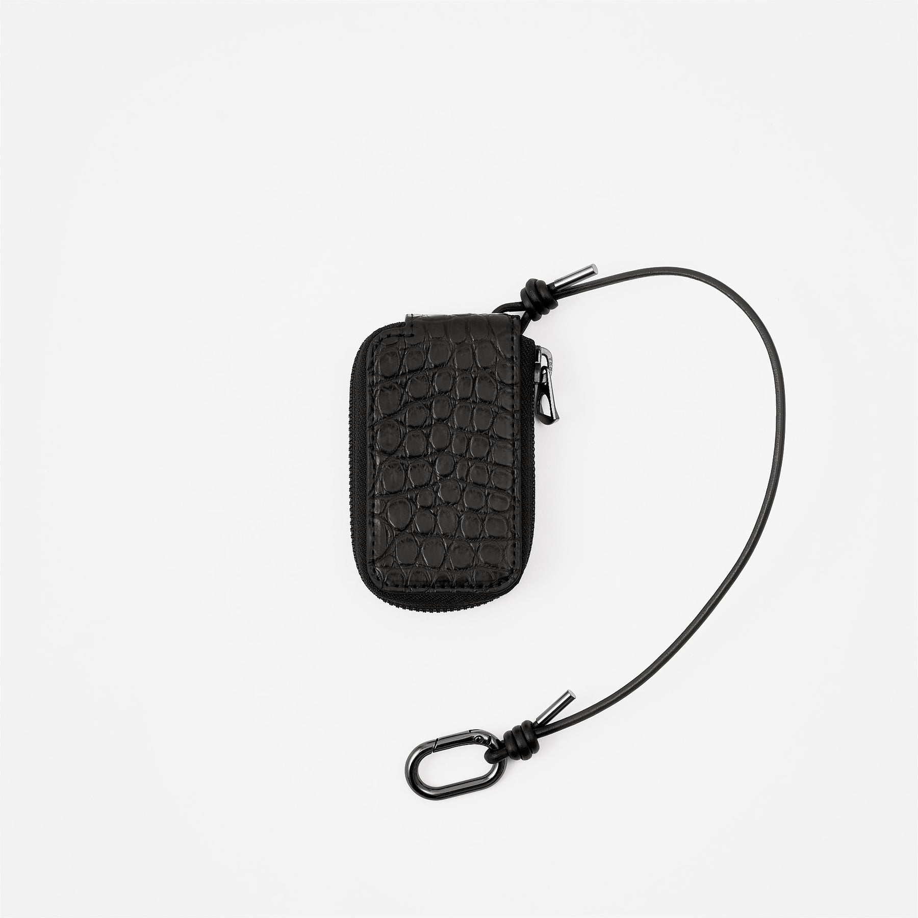 CRISTY SMART KEY CASE / POROSUS CROCO BK｜ポロサス クロコダイル 本革キーケース スマートキー メンズ レディース｜ITTI（イッチ）公式