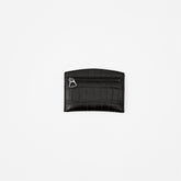 CRISTY SMART CARD WLT / POROSUS CROCO BK｜クロコダイル 本革薄型財布 カードケース メンズ レディース｜ITTI（イッチ）公式