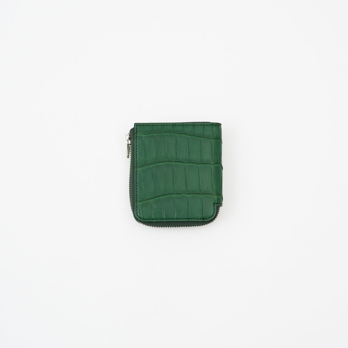 CRISTY VERY COMPACT WLT .5 / POROSUS CROCO｜クロコダイル 本革コンパクト財布 L字ファスナー メンズ レディース｜ITTI（イッチ）公式