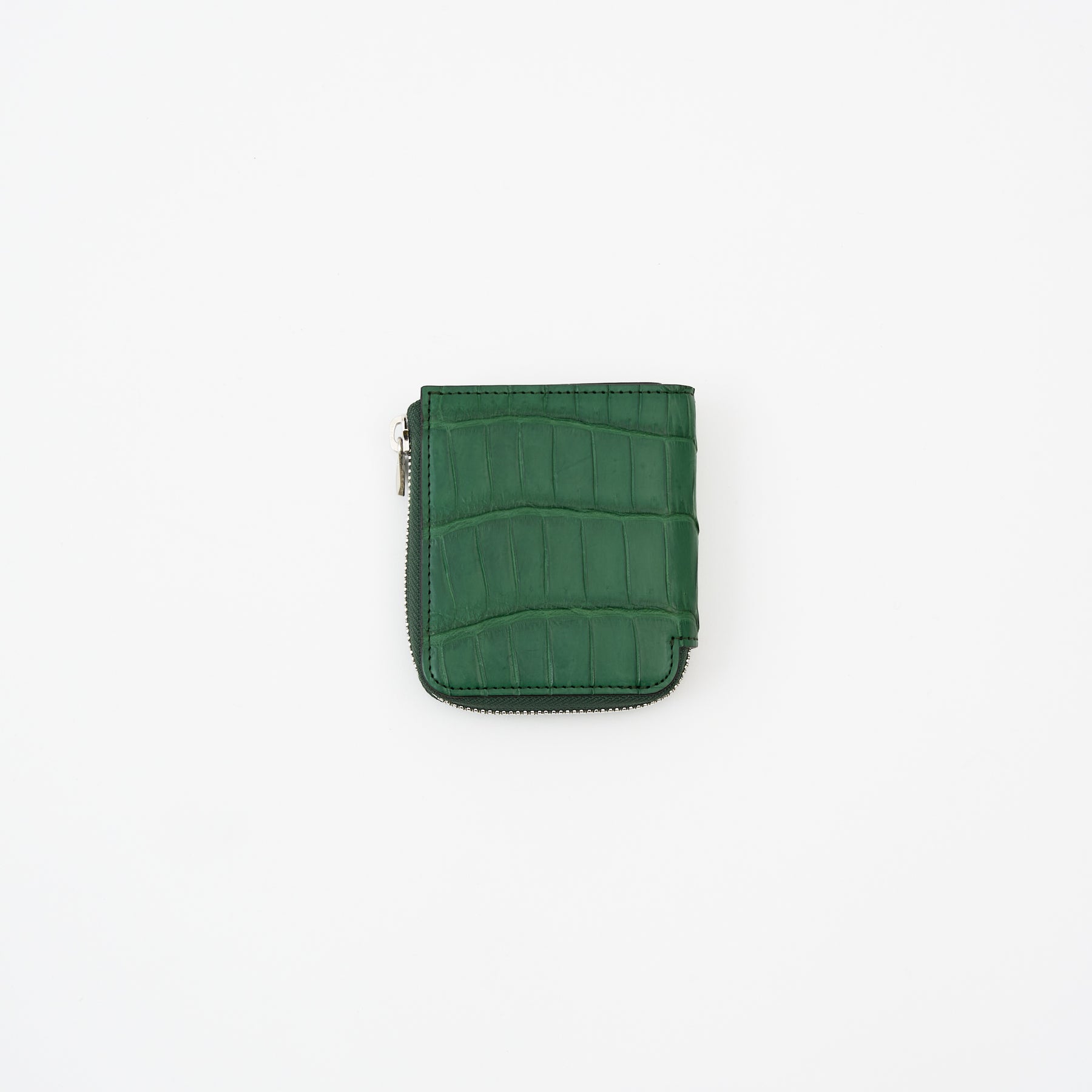 CRISTY VERY COMPACT WLT .5 / POROSUS CROCO｜クロコダイル 本革コンパクト財布 L字ファスナー メンズ レディース｜ITTI（イッチ）公式