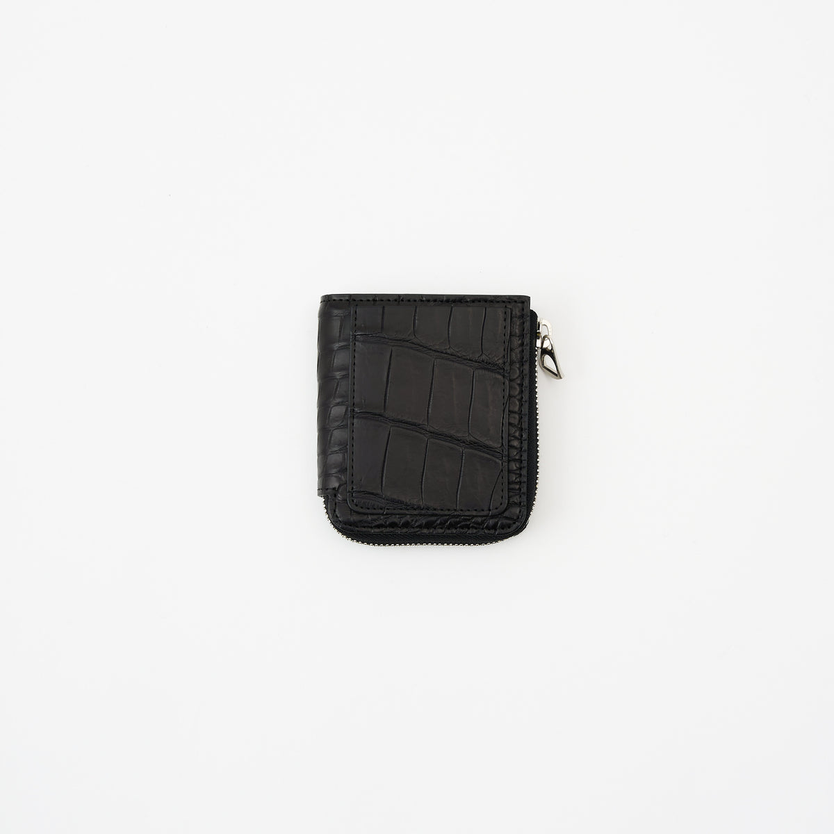 CRISTY VERY COMPACT WLT .5 / POROSUS CROCO｜クロコダイル 本革コンパクト財布 L字ファスナー メンズ レディース｜ITTI（イッチ）公式