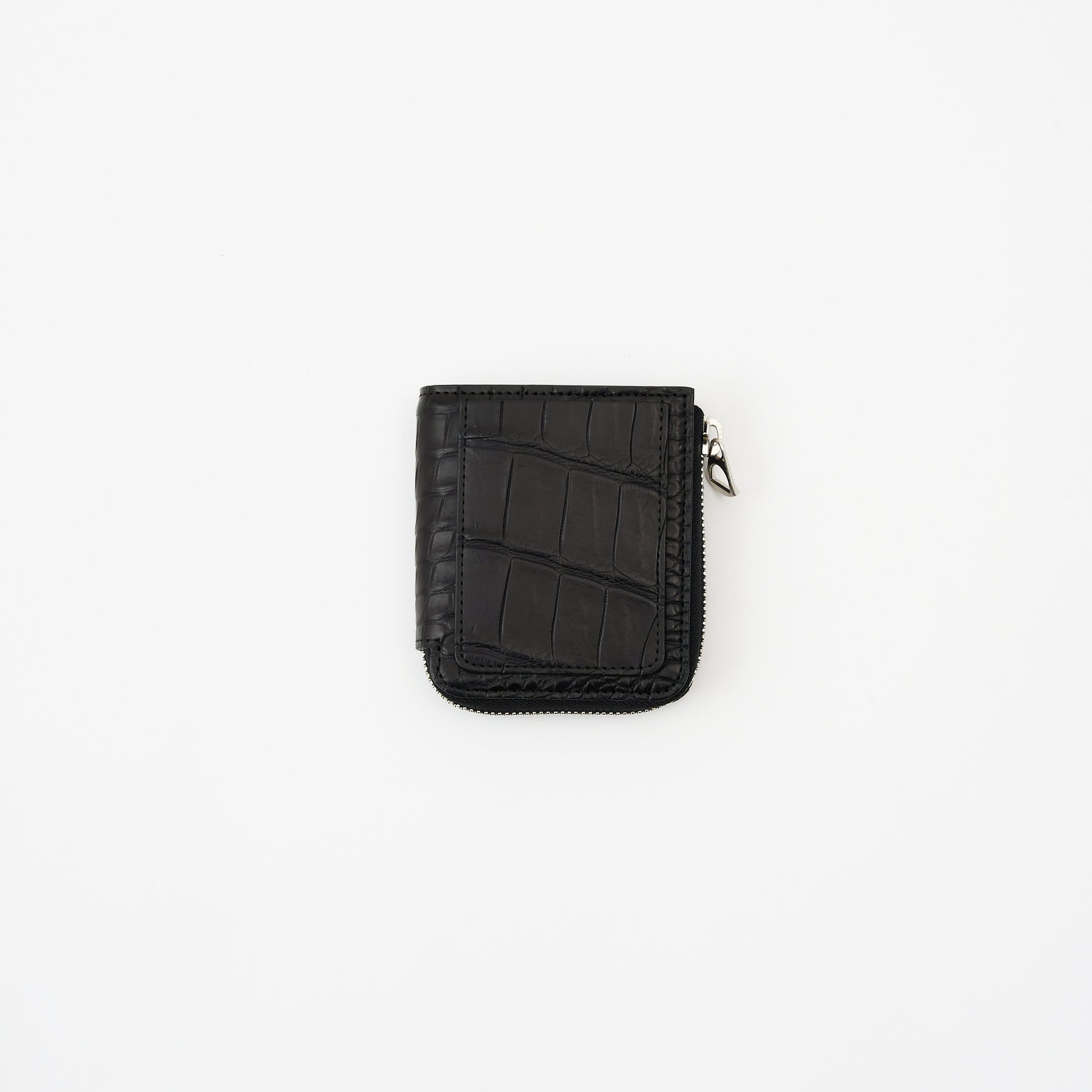 CRISTY VERY COMPACT WLT .5 / POROSUS CROCO｜クロコダイル 本革コンパクト財布 L字ファスナー メンズ レディース｜ITTI（イッチ）公式