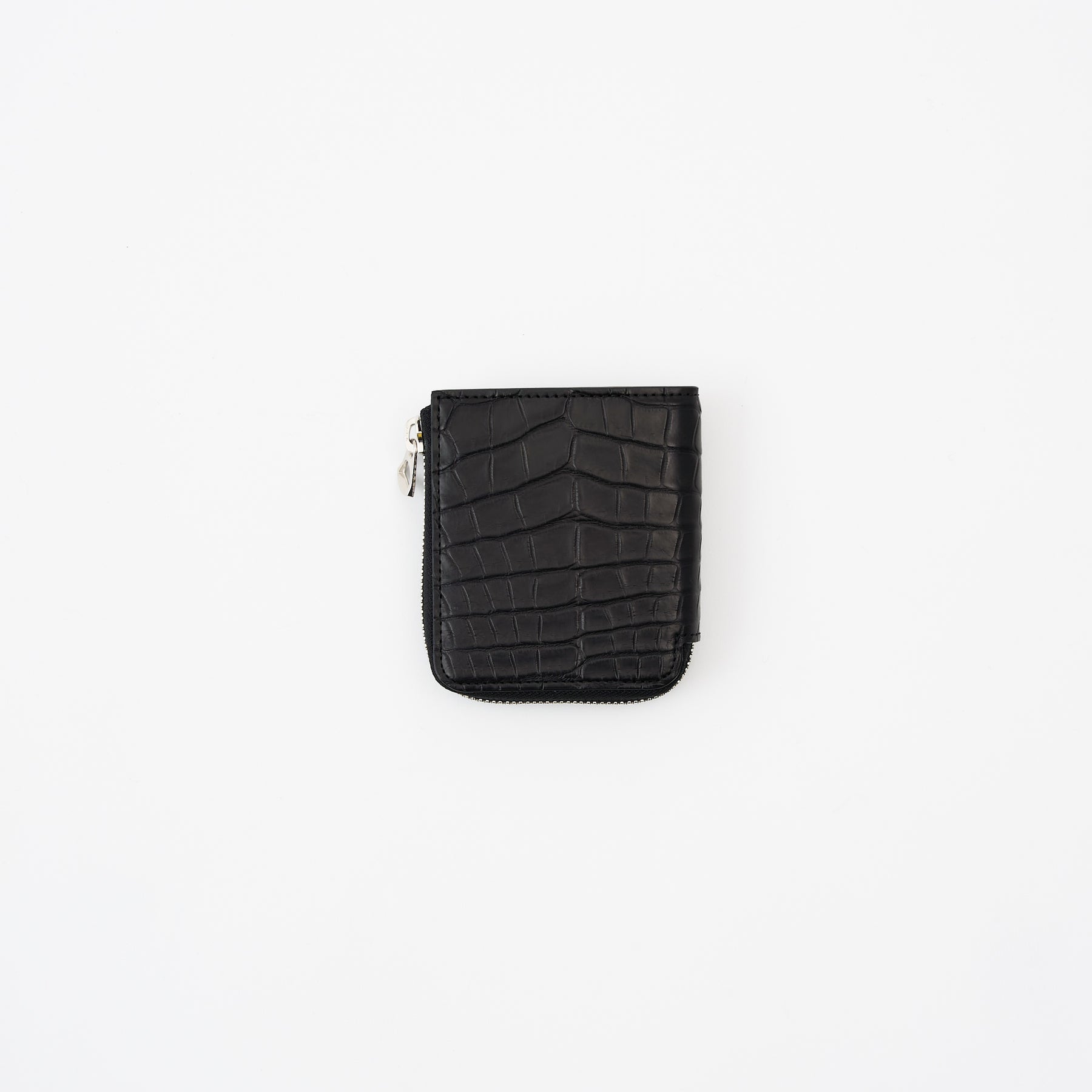 CRISTY VERY COMPACT WLT .5 / POROSUS CROCO｜クロコダイル 本革コンパクト財布 L字ファスナー メンズ レディース｜ITTI（イッチ）公式