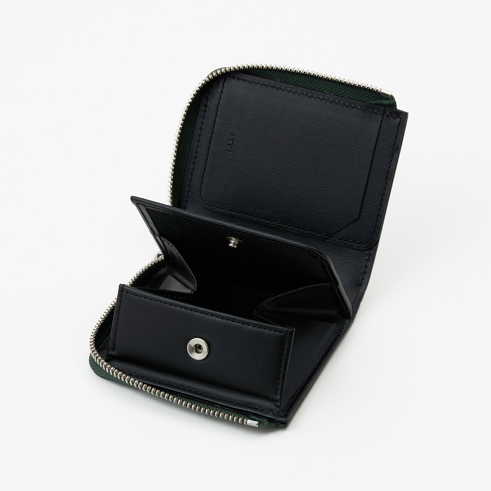 CRISTY VERY COMPACT WLT .5 / POROSUS CROCO｜クロコダイル 本革コンパクト財布 L字ファスナー メンズ レディース｜ITTI（イッチ）公式